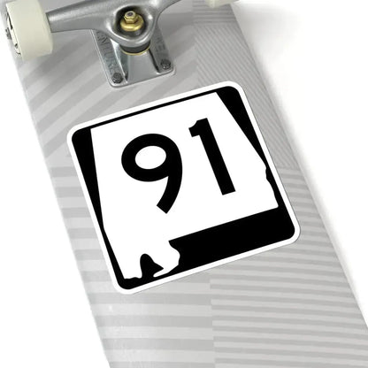 Alabama 91 (Alabama) (Road Sign) STICKER Vinyl Kiss-Cut Decal - The Sticker Space