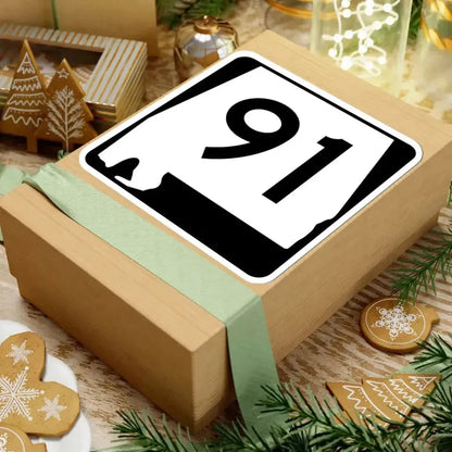 Alabama 91 (Alabama) (Road Sign) STICKER Vinyl Kiss-Cut Decal - The Sticker Space