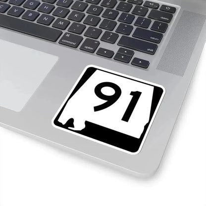 Alabama 91 (Alabama) (Road Sign) STICKER Vinyl Kiss-Cut Decal - The Sticker Space