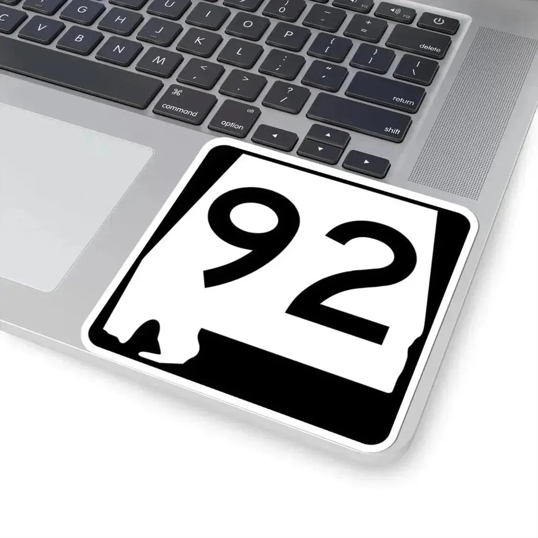 Alabama 92 (Alabama) (Road Sign) STICKER Vinyl Kiss-Cut Decal - The Sticker Space