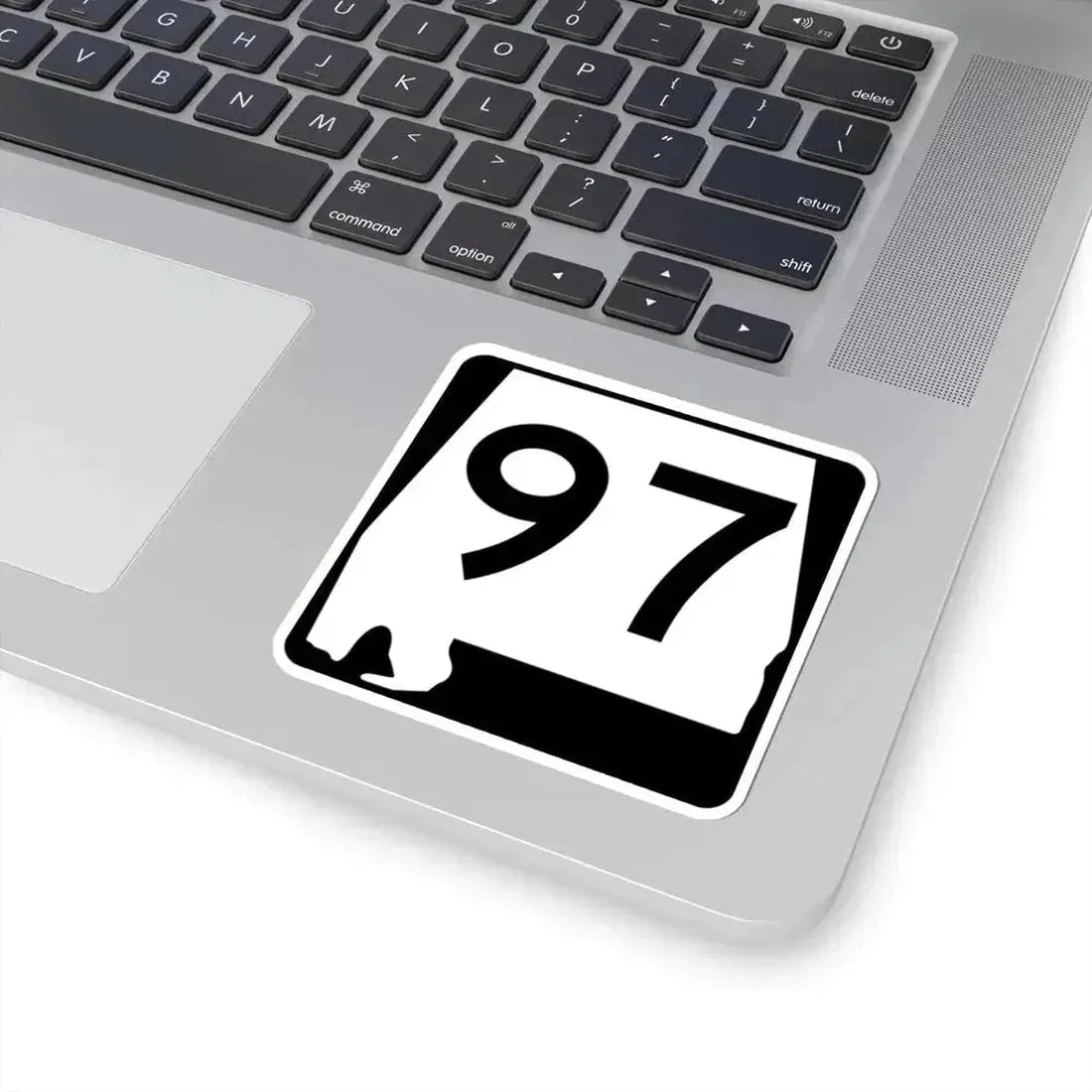 Alabama 97 (Alabama) (Road Sign) STICKER Vinyl Kiss-Cut Decal - The Sticker Space