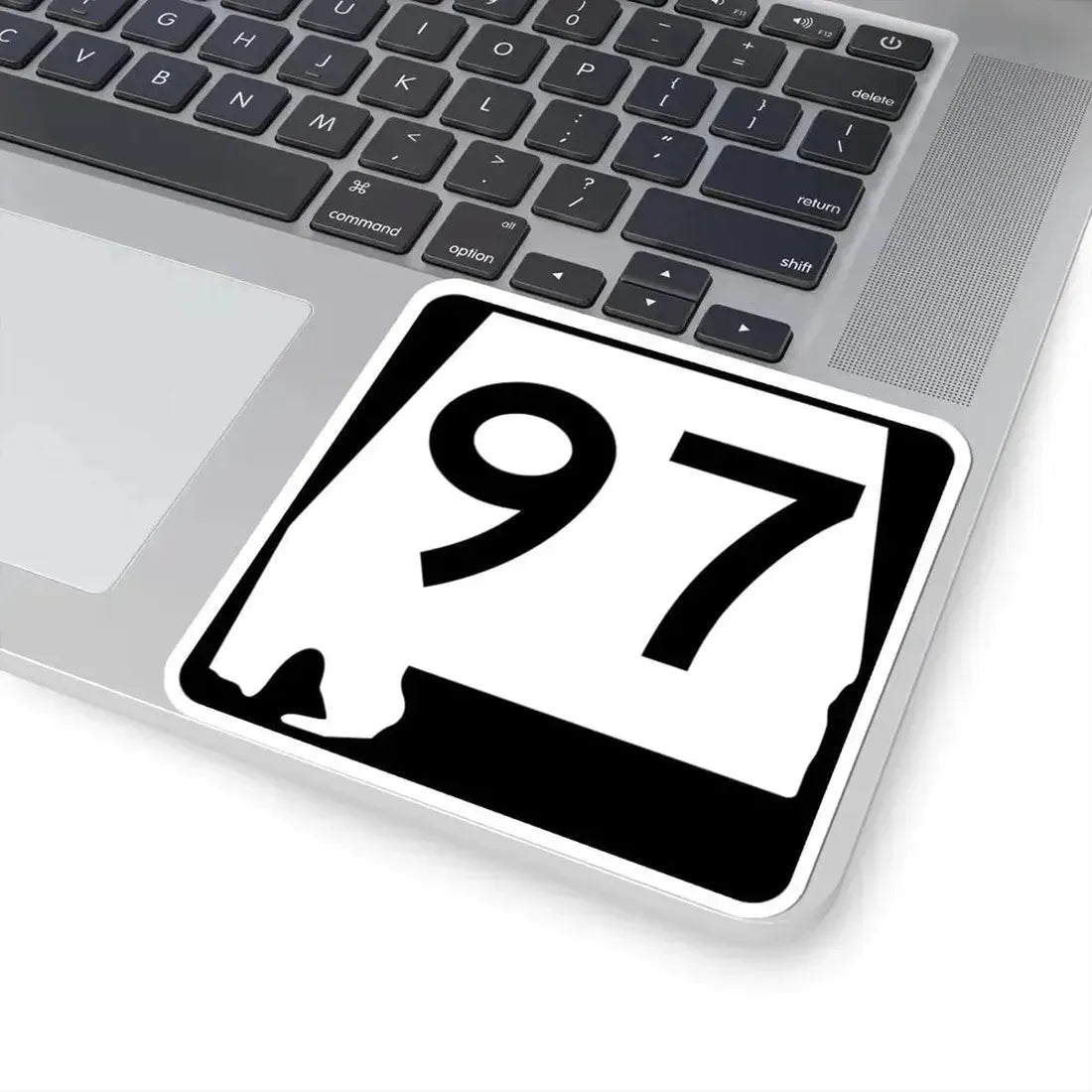 Alabama 97 (Alabama) (Road Sign) STICKER Vinyl Kiss-Cut Decal - The Sticker Space