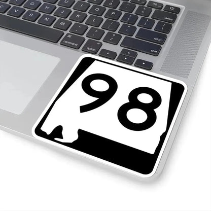 Alabama 98 (Alabama) (Road Sign) STICKER Vinyl Kiss-Cut Decal - The Sticker Space