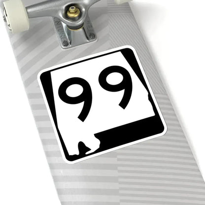 Alabama 99 (Alabama) (Road Sign) STICKER Vinyl Kiss-Cut Decal - The Sticker Space