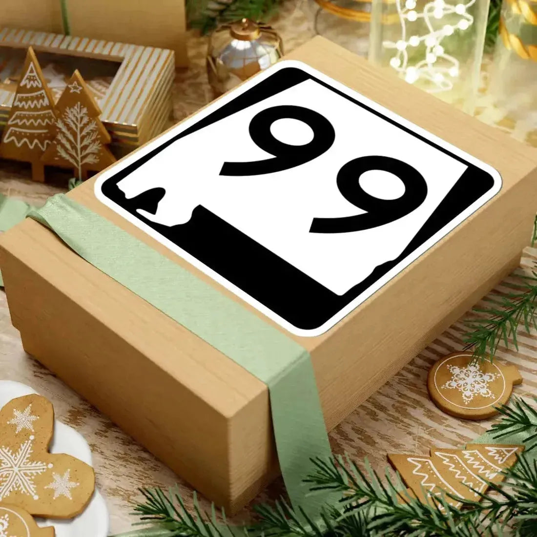 Alabama 99 (Alabama) (Road Sign) STICKER Vinyl Kiss-Cut Decal - The Sticker Space