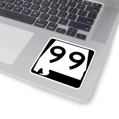 Alabama 99 (Alabama) (Road Sign) STICKER Vinyl Kiss-Cut Decal - The Sticker Space