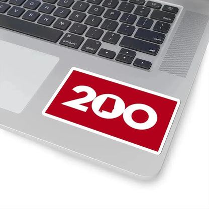 Alabama Bicentennial Flag (United States) STICKER Vinyl Kiss-Cut Decal - The Sticker Space