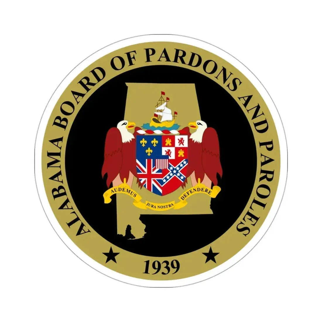 Alabama Board of Pardons and Paroles STICKER Vinyl Die-Cut Decal - The Sticker Space
