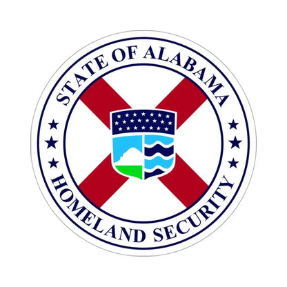 Alabama Department of Homeland Security STICKER Vinyl Die-Cut Decal 3 Inch - The Sticker Space