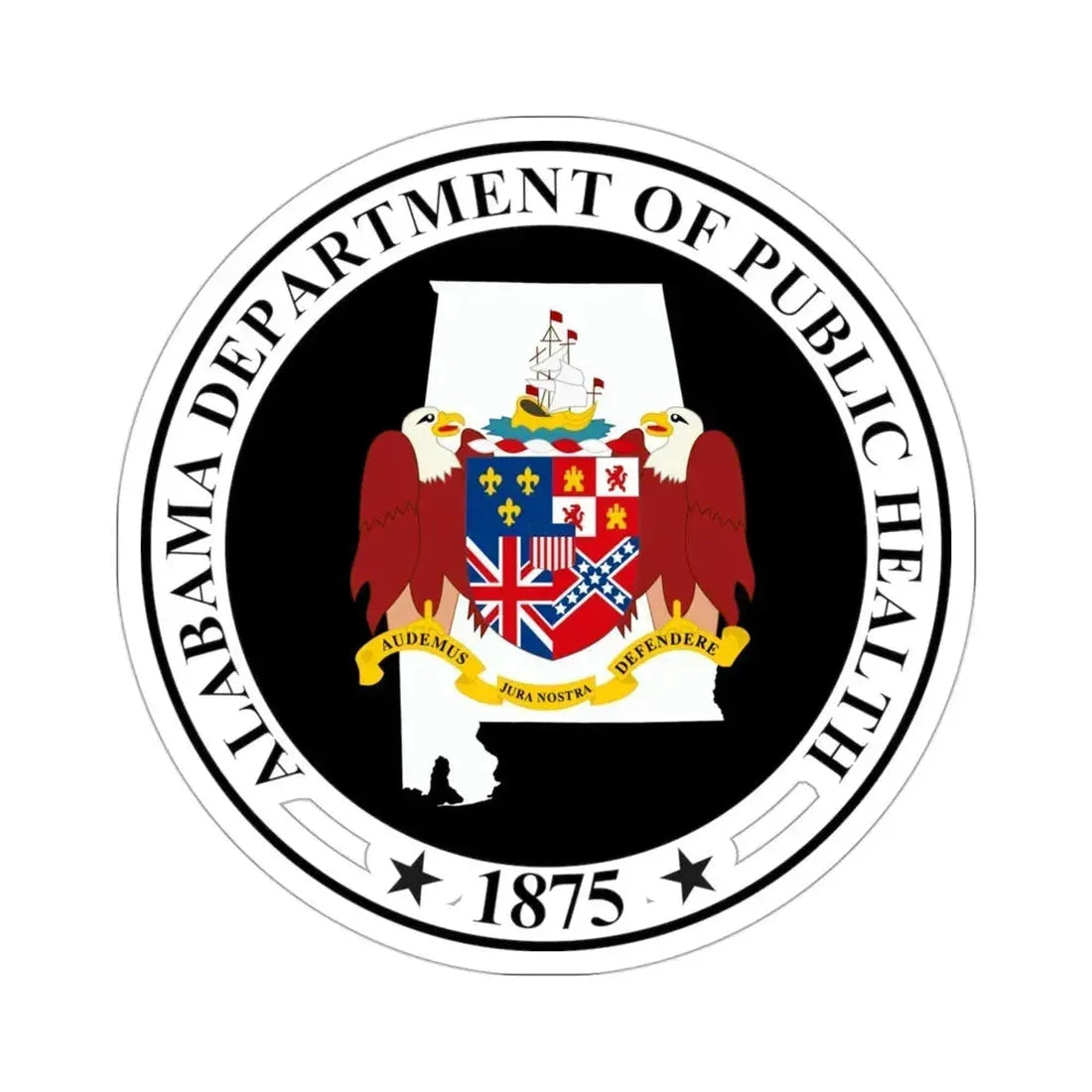 Alabama Department of Public Health STICKER Vinyl Die-Cut Decal - The Sticker Space