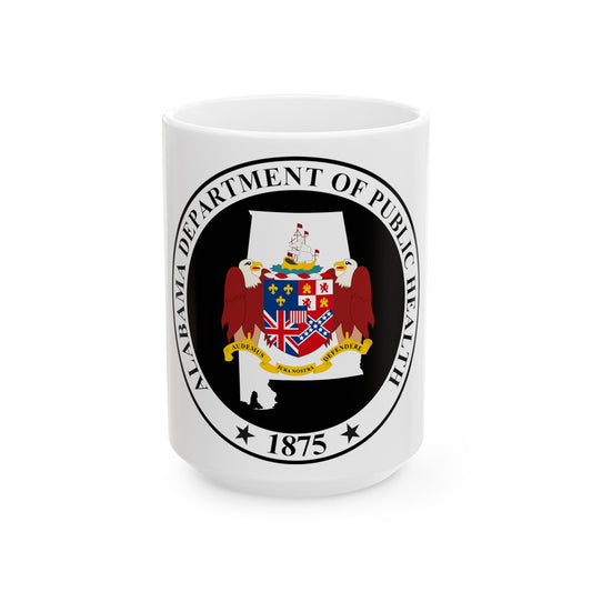 Alabama Department of Public Health - White Coffee Mug-15oz-The Sticker Space