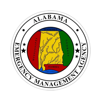 Alabama Emergency Management Agency STICKER Vinyl Die-Cut Decal 3 Inch - The Sticker Space