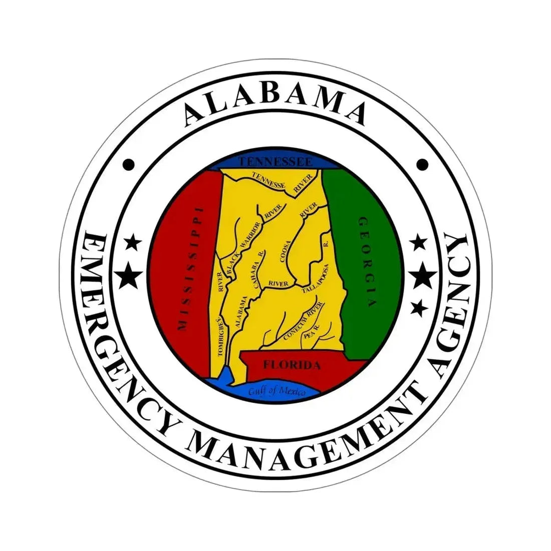 Alabama Emergency Management Agency STICKER Vinyl Die-Cut Decal - The Sticker Space