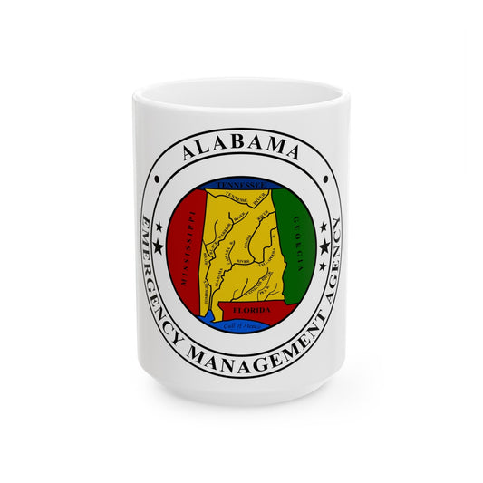 Alabama Emergency Management Agency - White Coffee Mug-15oz-The Sticker Space