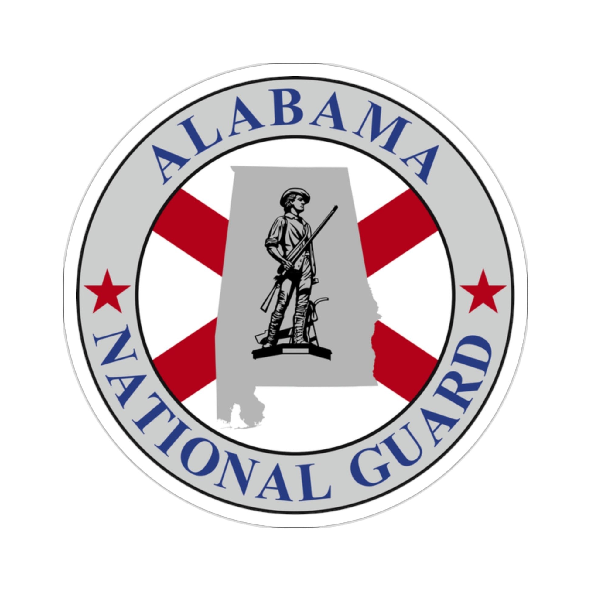 Alabama National Guard STICKER Vinyl Die-Cut Decal-2 Inch-The Sticker Space