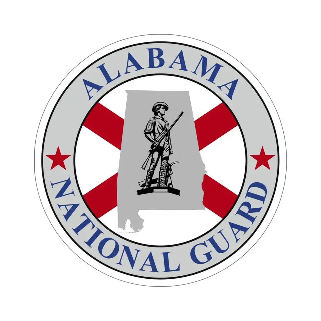 Alabama National Guard STICKER Vinyl Die-Cut Decal - The Sticker Space