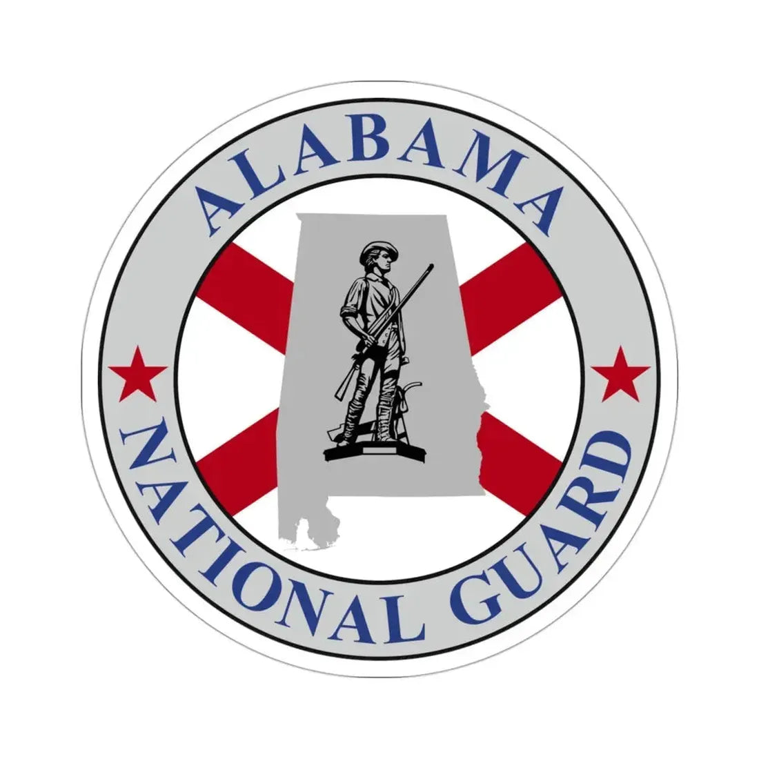 Alabama National Guard STICKER Vinyl Die-Cut Decal - The Sticker Space