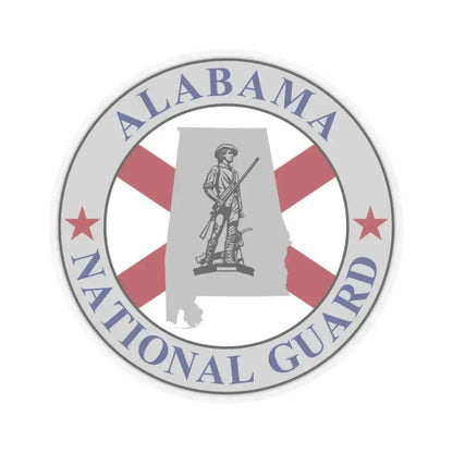 Alabama National Guard - STICKER Vinyl Kiss-Cut Decal 4 Inch Transparent - The Sticker Space