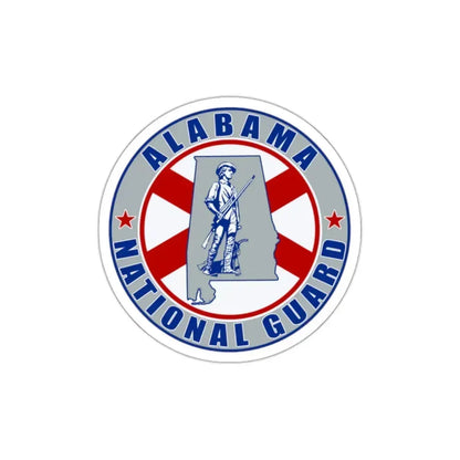 Alabama National Guard v2 - STICKER Vinyl Kiss-Cut Decal 2 Inch White - The Sticker Space
