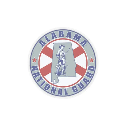 Alabama National Guard v2 - STICKER Vinyl Kiss-Cut Decal 6 Inch Transparent - The Sticker Space