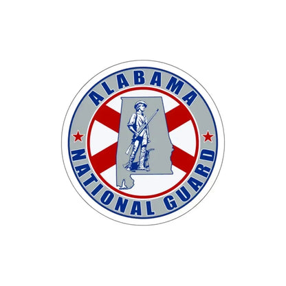Alabama National Guard v2 - STICKER Vinyl Kiss-Cut Decal 6 Inch White - The Sticker Space