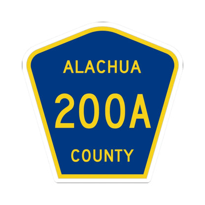 Alachua County 200A (Florida) (Road Sign) STICKER Vinyl Kiss-Cut Decal 2 Inch White - The Sticker Space