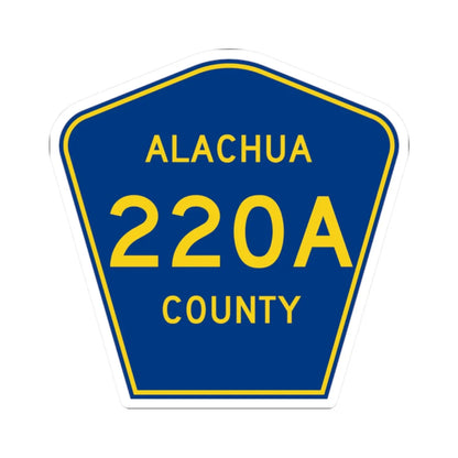 Alachua County 220A (Florida) (Road Sign) STICKER Vinyl Kiss-Cut Decal 2 Inch White - The Sticker Space