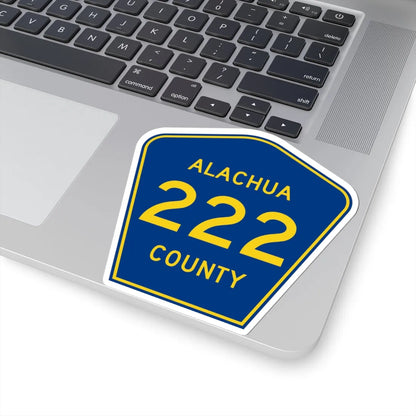 Alachua County 222 (Florida) (Road Sign) STICKER Vinyl Kiss-Cut Decal - The Sticker Space