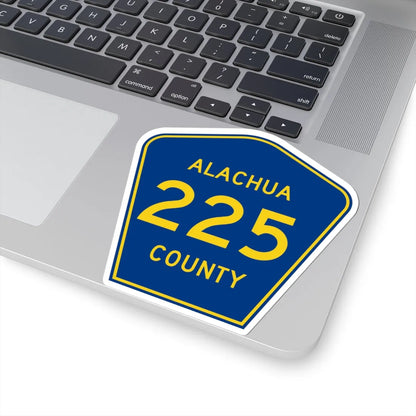 Alachua County 225 (Florida) (Road Sign) STICKER Vinyl Kiss-Cut Decal - The Sticker Space