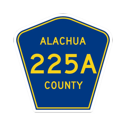 Alachua County 225A (Florida) (Road Sign) STICKER Vinyl Kiss-Cut Decal 2 Inch White - The Sticker Space