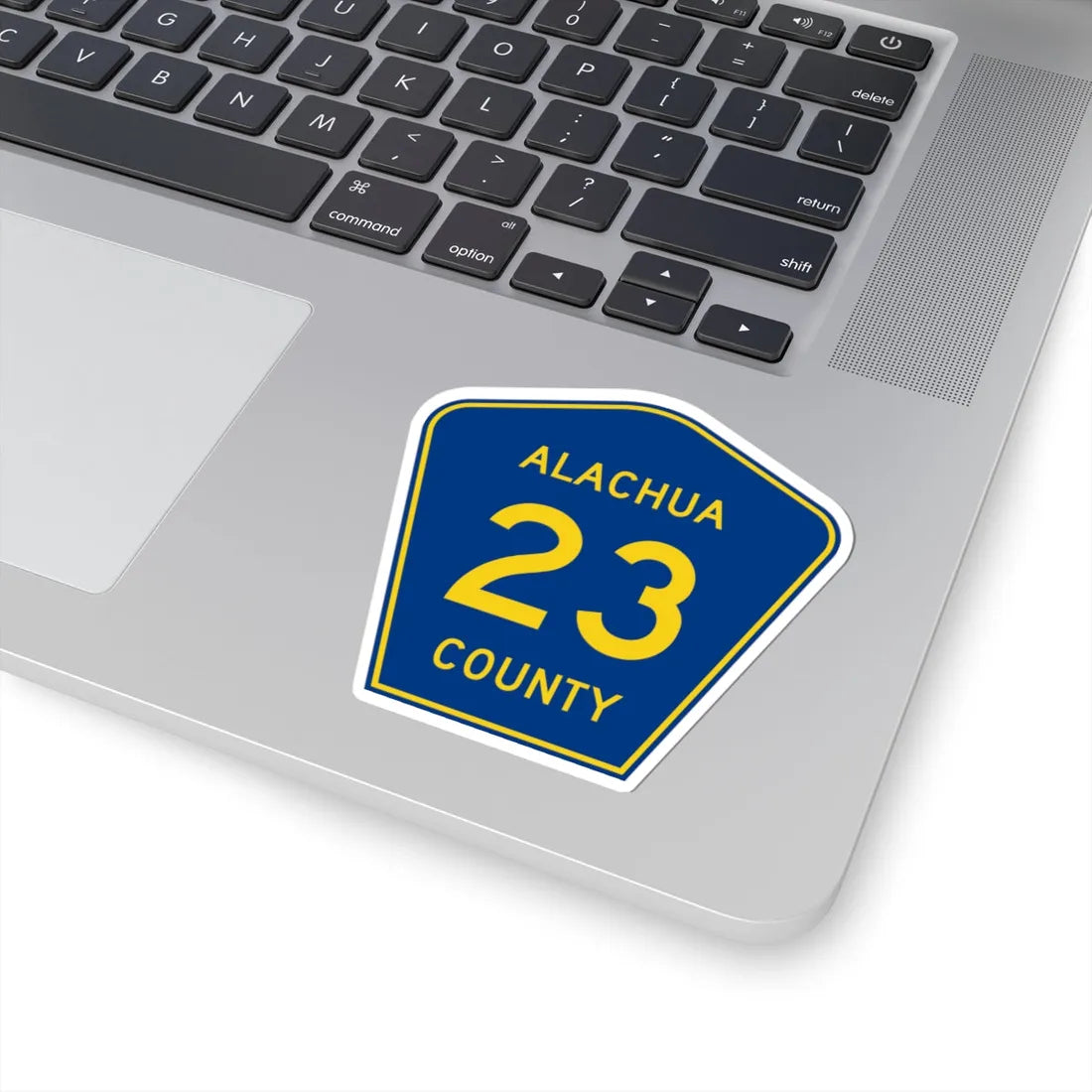 Alachua County 23 (Florida) (Road Sign) STICKER Vinyl Kiss-Cut Decal - The Sticker Space