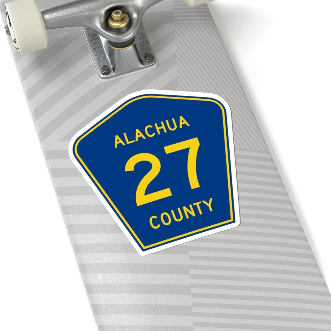 Alachua County 27 (Florida) (Road Sign) STICKER Vinyl Kiss-Cut Decal - The Sticker Space