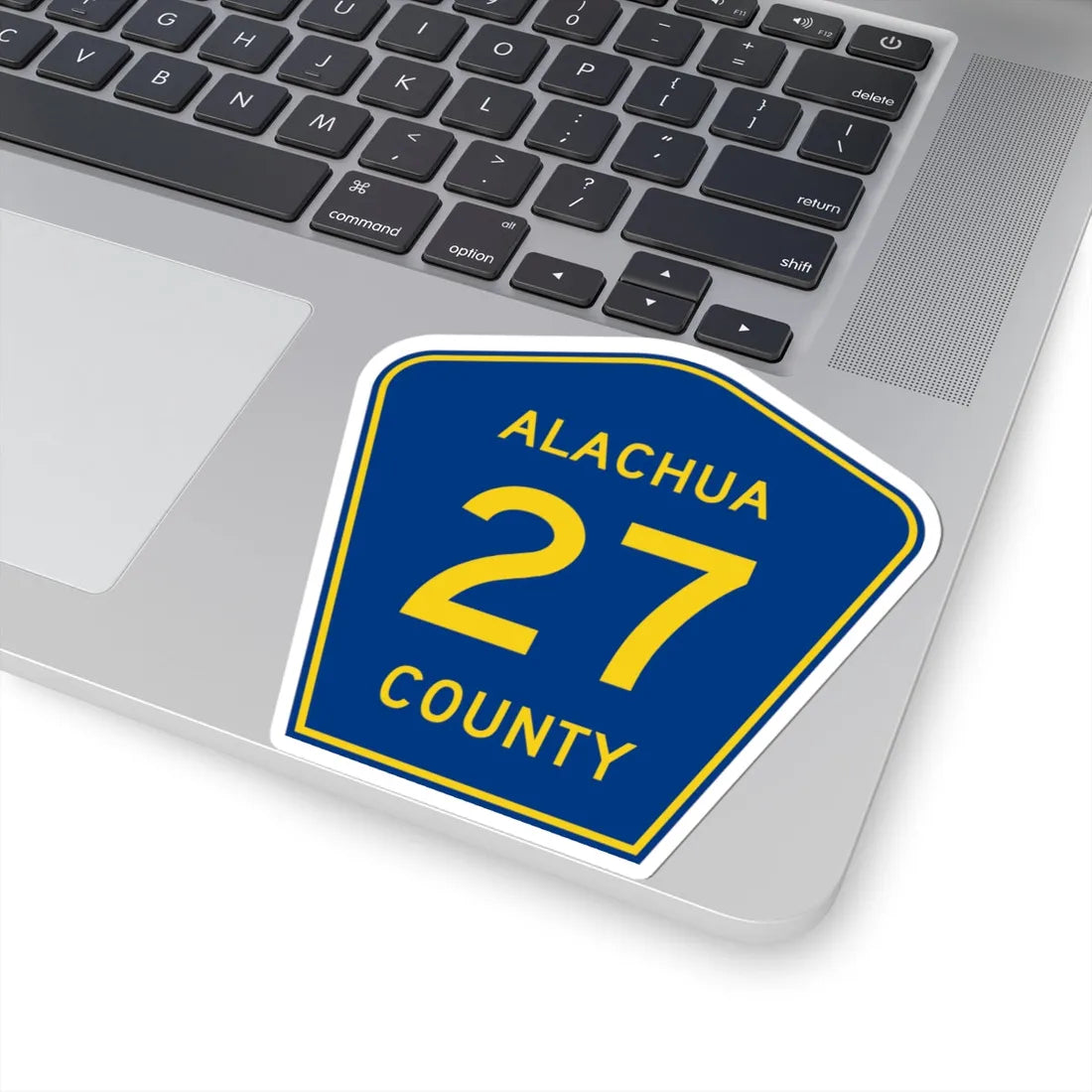 Alachua County 27 (Florida) (Road Sign) STICKER Vinyl Kiss-Cut Decal - The Sticker Space