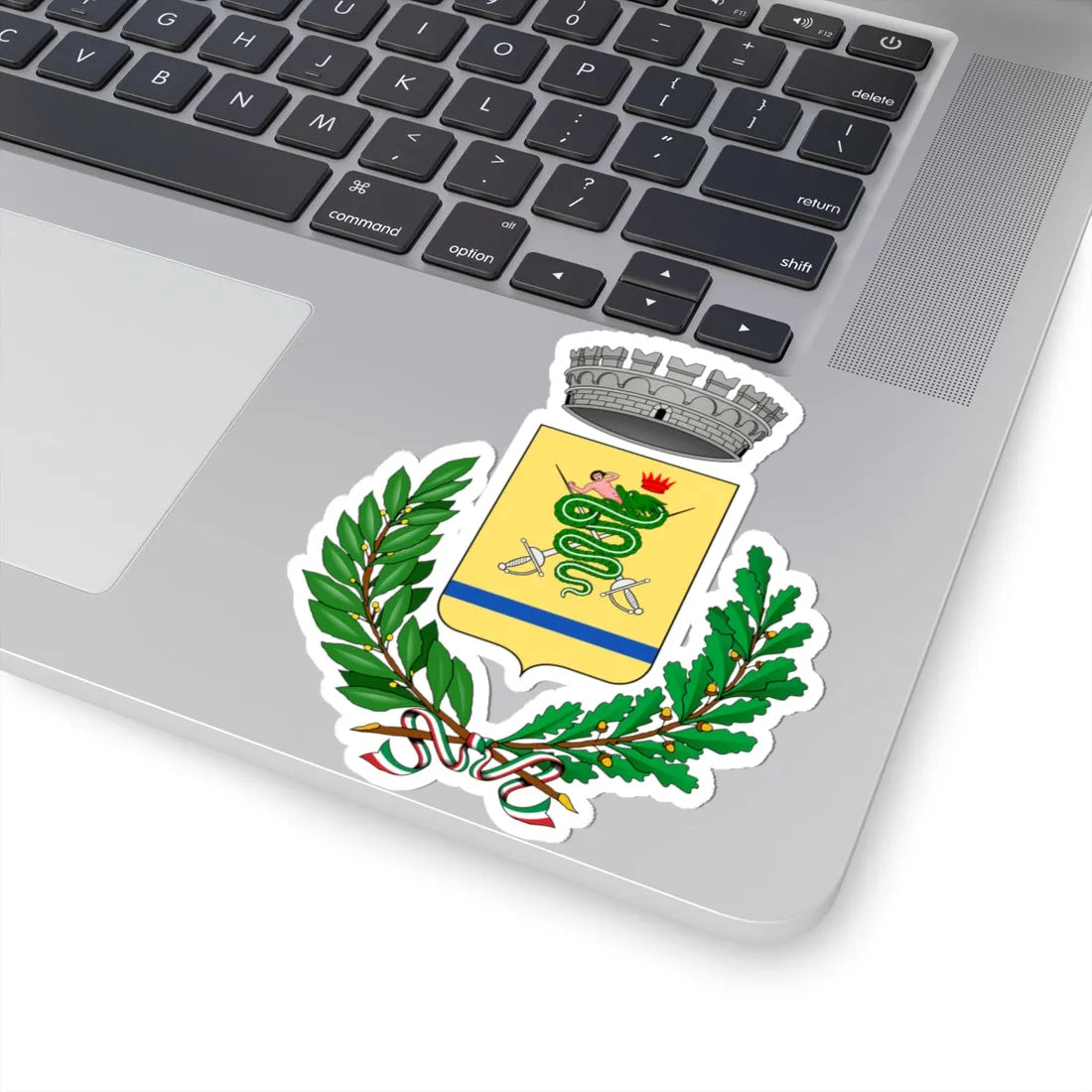 Alagna-Stema (Italy) (Coat of Arms) STICKER Vinyl Kiss-Cut Decal - The Sticker Space