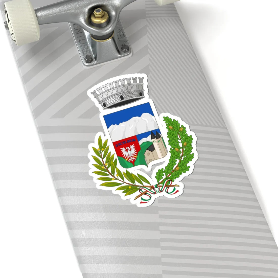 Alagna Valsesia-Stemma 2021- (Italy) (Coat of Arms) STICKER Vinyl Kiss-Cut Decal - The Sticker Space