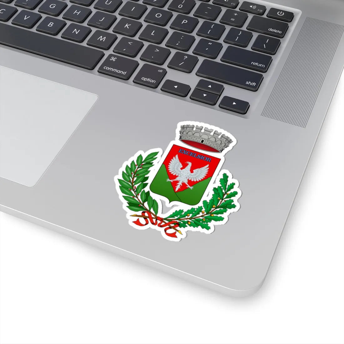 Alagna Valsesia-Stemma pre-2021 (Italy) (Coat of Arms) STICKER Vinyl Kiss-Cut Decal - The Sticker Space
