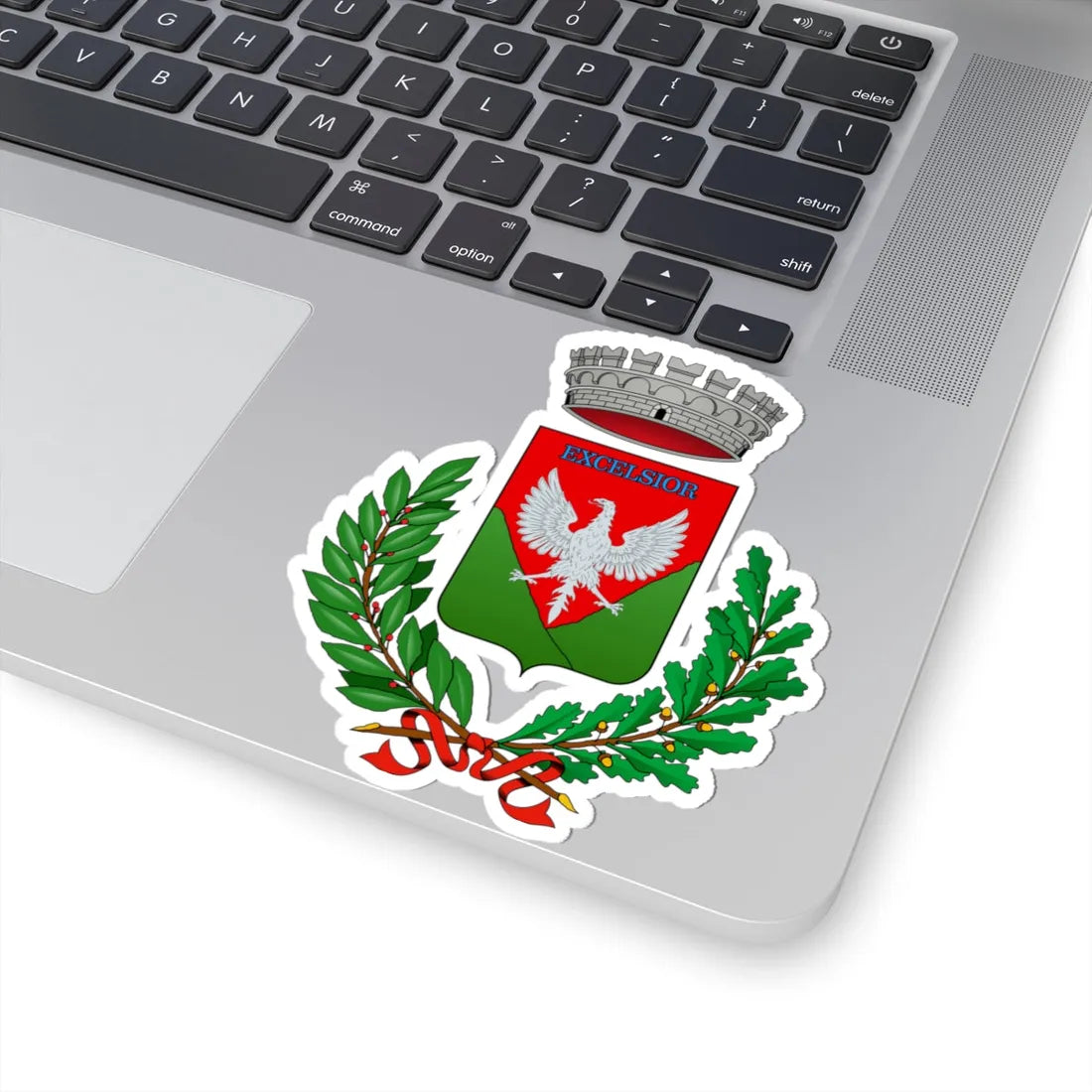 Alagna Valsesia-Stemma pre-2021 (Italy) (Coat of Arms) STICKER Vinyl Kiss-Cut Decal - The Sticker Space