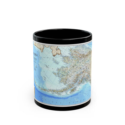 Alaska 1 (1994) (Map) Black Coffee Mug-11oz-The Sticker Space