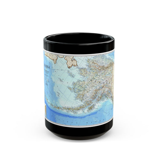 Alaska 1 (1994) (Map) Black Coffee Mug-15oz-The Sticker Space