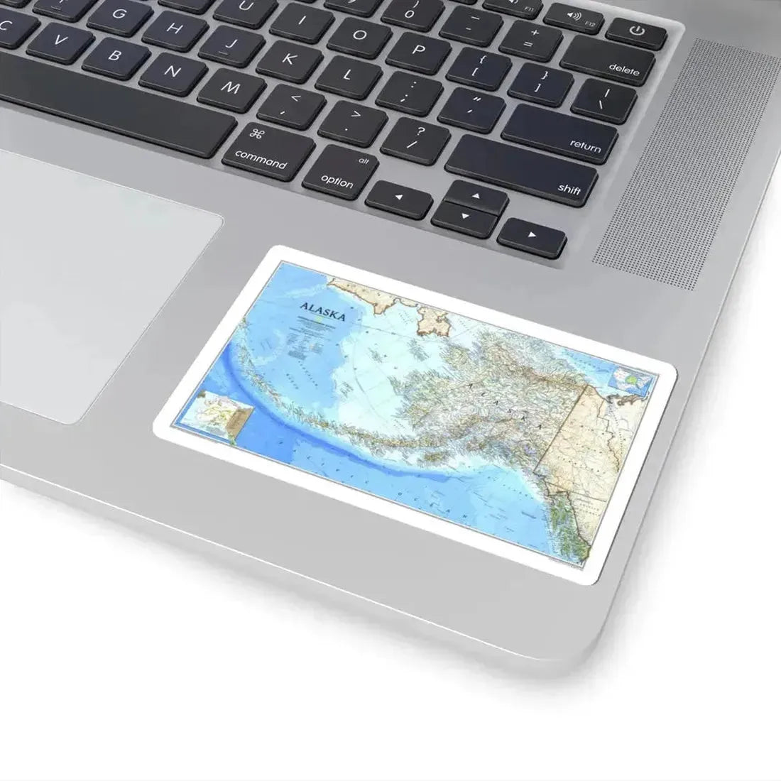 Alaska 1 (1994) (Map) STICKER Vinyl Kiss-Cut Decal - The Sticker Space
