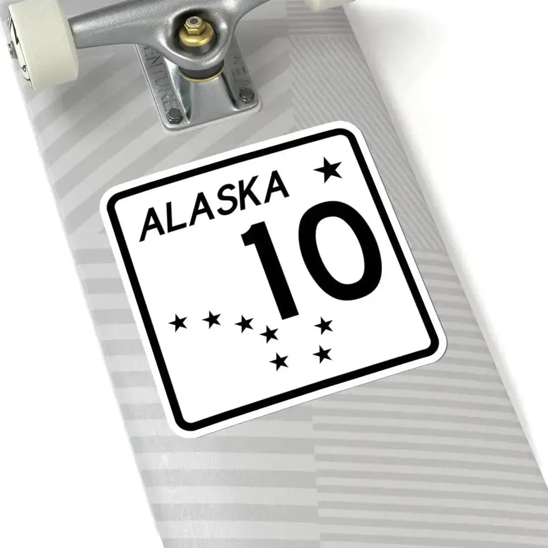 Alaska 10 shield (Alaska) (Road Sign) STICKER Vinyl Kiss-Cut Decal - The Sticker Space