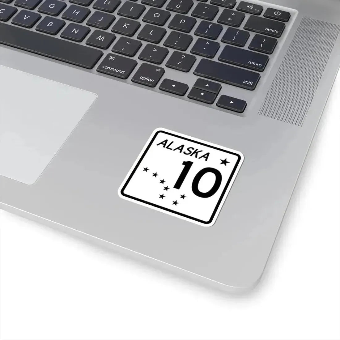 Alaska 10 shield (Alaska) (Road Sign) STICKER Vinyl Kiss-Cut Decal - The Sticker Space