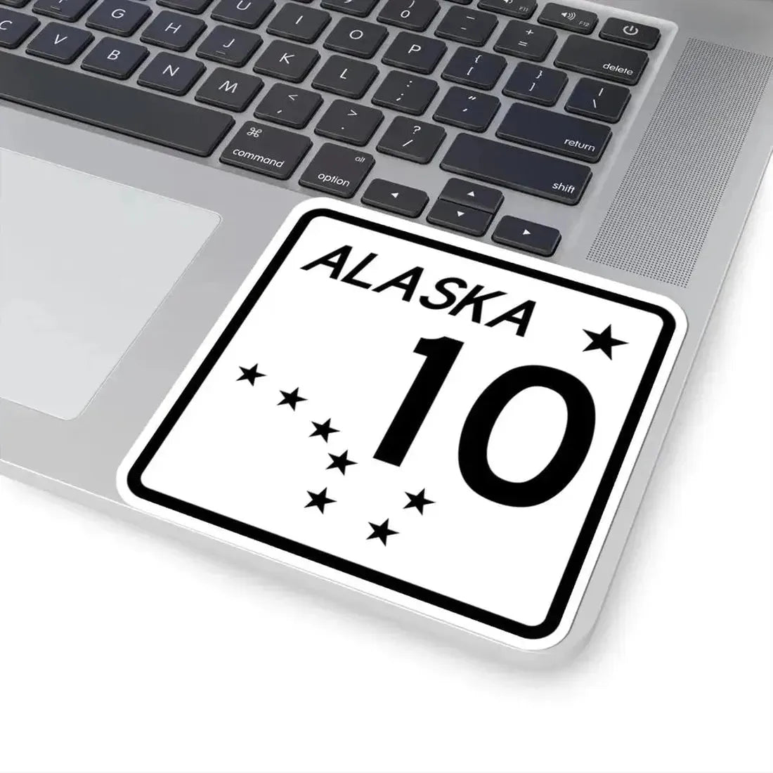 Alaska 10 shield (Alaska) (Road Sign) STICKER Vinyl Kiss-Cut Decal - The Sticker Space