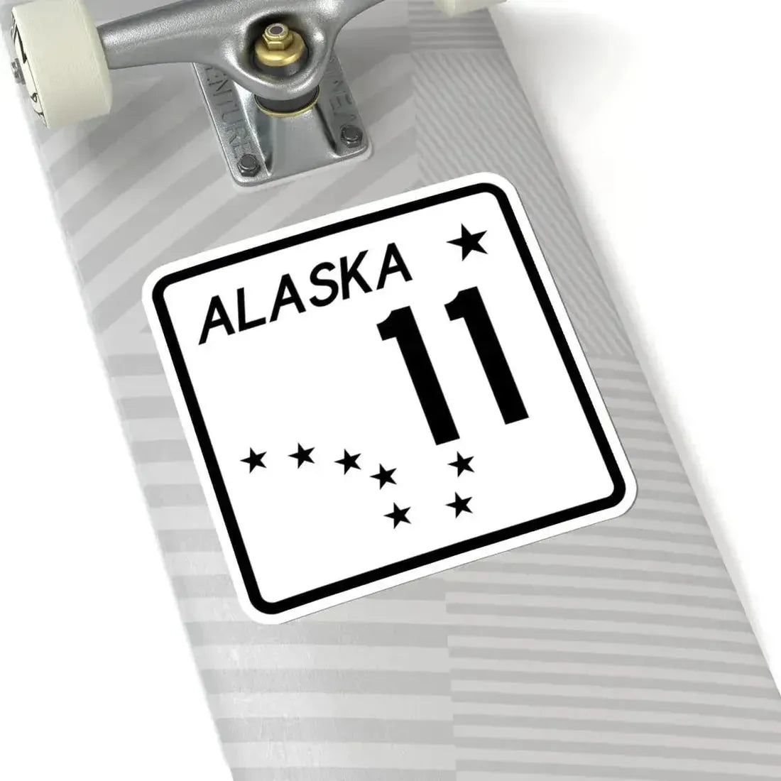 Alaska 11 shield (Alaska) (Road Sign) STICKER Vinyl Kiss-Cut Decal - The Sticker Space