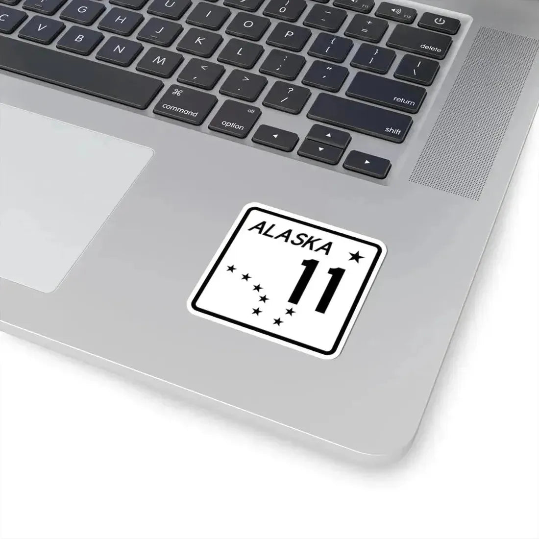 Alaska 11 shield (Alaska) (Road Sign) STICKER Vinyl Kiss-Cut Decal - The Sticker Space