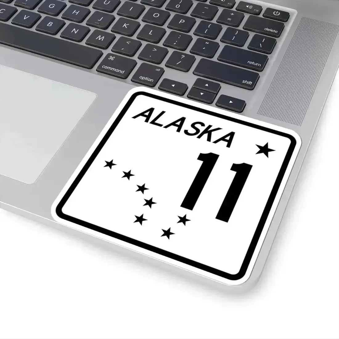 Alaska 11 shield (Alaska) (Road Sign) STICKER Vinyl Kiss-Cut Decal - The Sticker Space