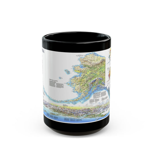 Alaska 2 (1994) (Map) Black Coffee Mug-15oz-The Sticker Space