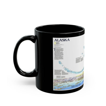 Alaska 2 (1994) (Map) Black Coffee Mug-The Sticker Space