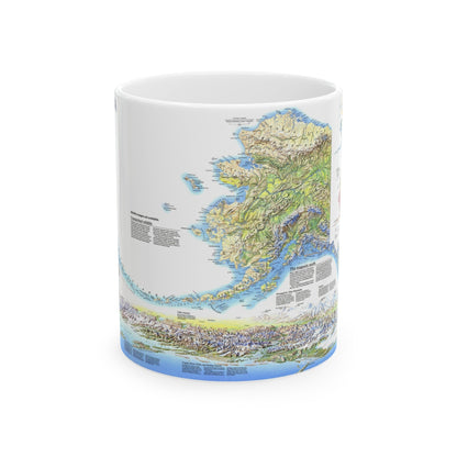 Alaska 2 (1994) (Map) White Coffee Mug-11oz-The Sticker Space