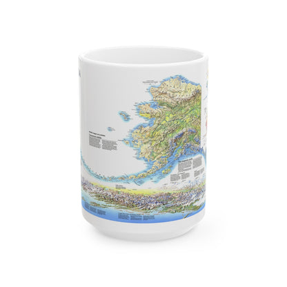 Alaska 2 (1994) (Map) White Coffee Mug-15oz-The Sticker Space